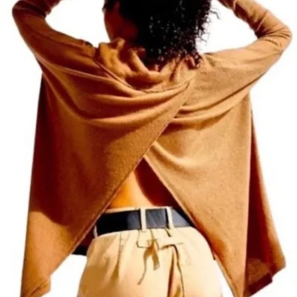 Free People Juicy Long Sleeve Cowl Neck Sweater in Canyon Moon NWT Small - Picture 3 of 10